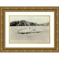 thumbnail image 1 of Retrotravel 14x11 Gold Ornate Wood Framed with Double Matting Museum Art Print Titled - Bonnieville Salt Flats, 1 of 4