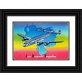 thumbnail image 1 of Retrotravel 18x13 Black Ornate Wood Framed with Double Matting Museum Art Print Titled - Linea Aeropostal Venezolana; The Venezuelan Airline, 1 of 4