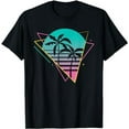 thumbnail image 1 of Retrowave Palm Trees T-Shirt, 1 of 5