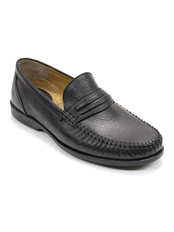Men's Eastern Leather Penny Loafer, Black,7 M US