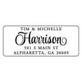 Custom Printed Return Address Labels 250 Personalized White Stickers