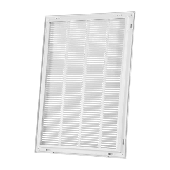 Return Air Filter Grille 20x30 Inch, Wall Mounted Vent Cover, Steel Return Air Grill for 1 Inch Filters, Detachable Face, Powder Coated Finish