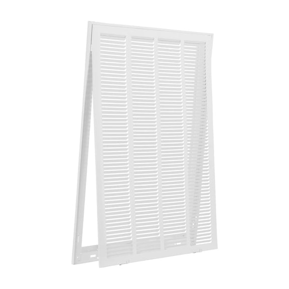 Return Air Filter Grille 20x30 inch, Wall Vent Cover, Steel Return Air Grill, Detachable Face for 1 inch Filters, Powder Coated