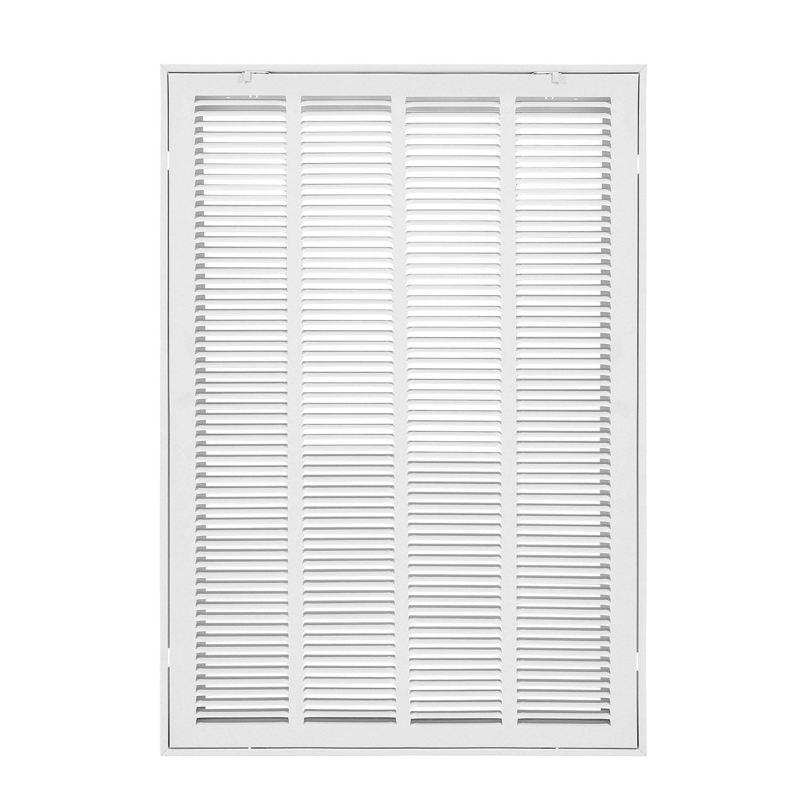 Return Air Filter Grille Fits W20 x H30 In Duct Opening Vent Cover Filter Grill, Angled Blades for Efficient Airflow, Rust-Resistant Steel Construction, Easy Cleaning, Quick Set up, Versatile Use