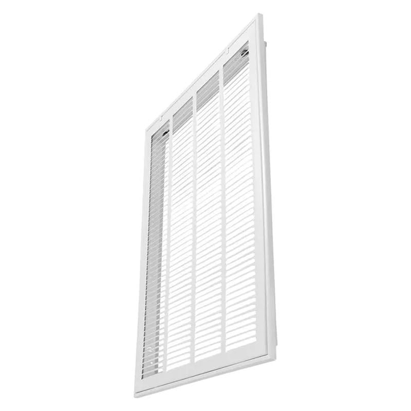 Return Air Filter Grille, Return Air Vent Cover for Wall, Powder-Coated Steel Return Air Grill Detachable Face/Door for Filters