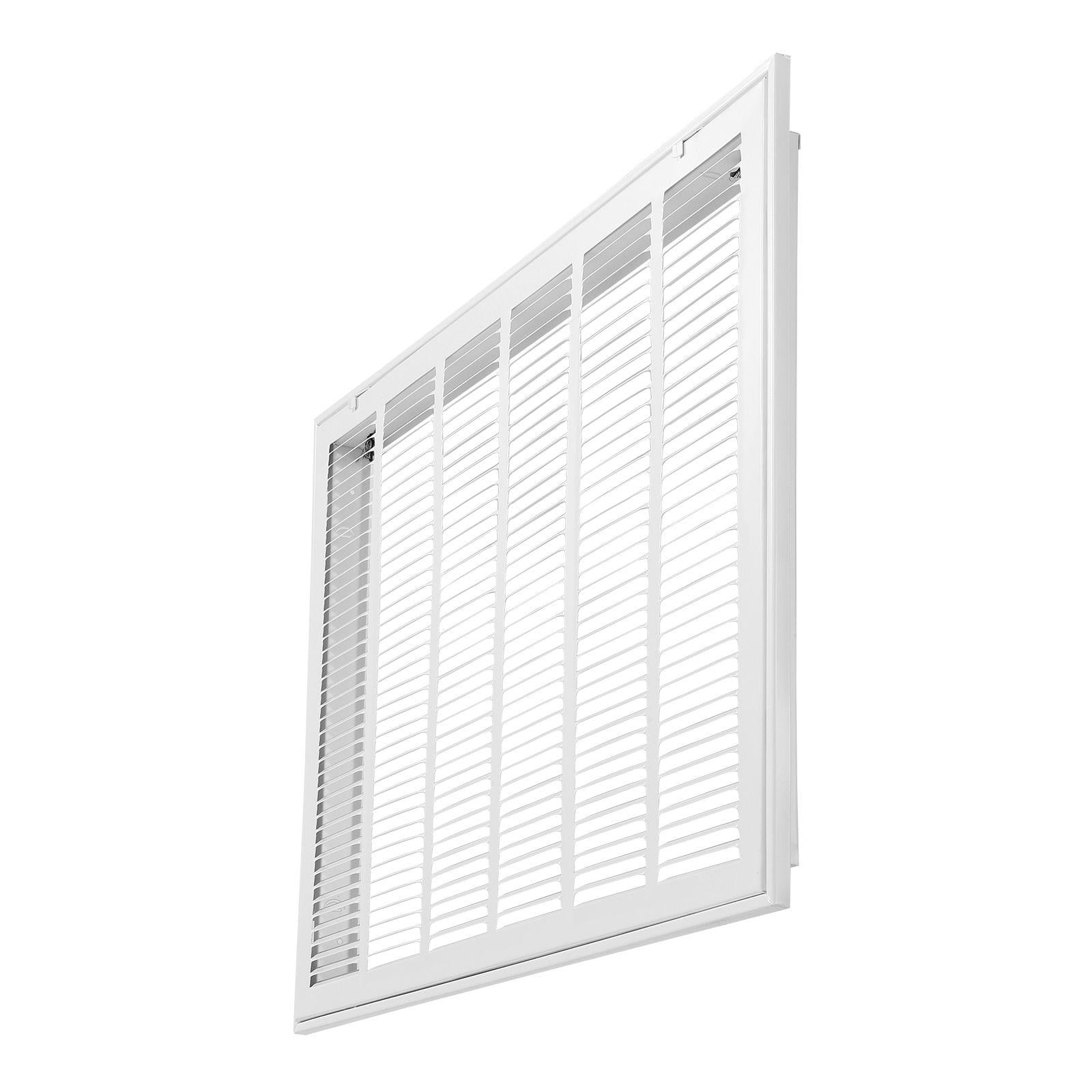 Return Air Filter Grille for 30x20 Inch Duct Opening Detachable Door for 1 Inch Filters Powder Coated Steel Vent Cover