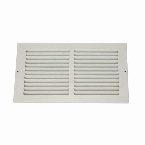 Ceiling/Wall Return Air Grille, 30 in W x 8 in H Opening, 660cfm, White, Steel, 1 Way, Surface Mount