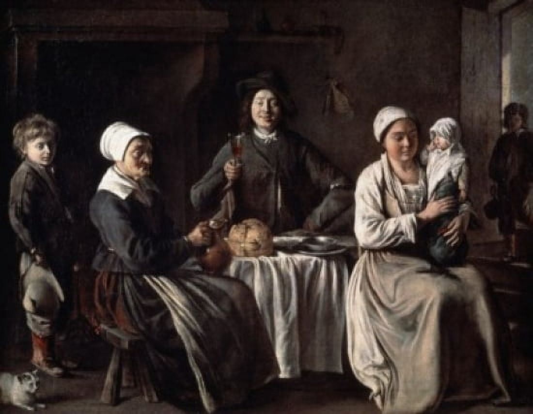 Return From Baptism The Louis Le Nain (ca 1593-1648 French) Musee du Louvre Paris Canvas Art - Louis Le Nain (24 x 36)