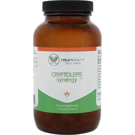 Return Healthy Cryptolepis Synergy, Immune Support Vitamins, 120 Capsules