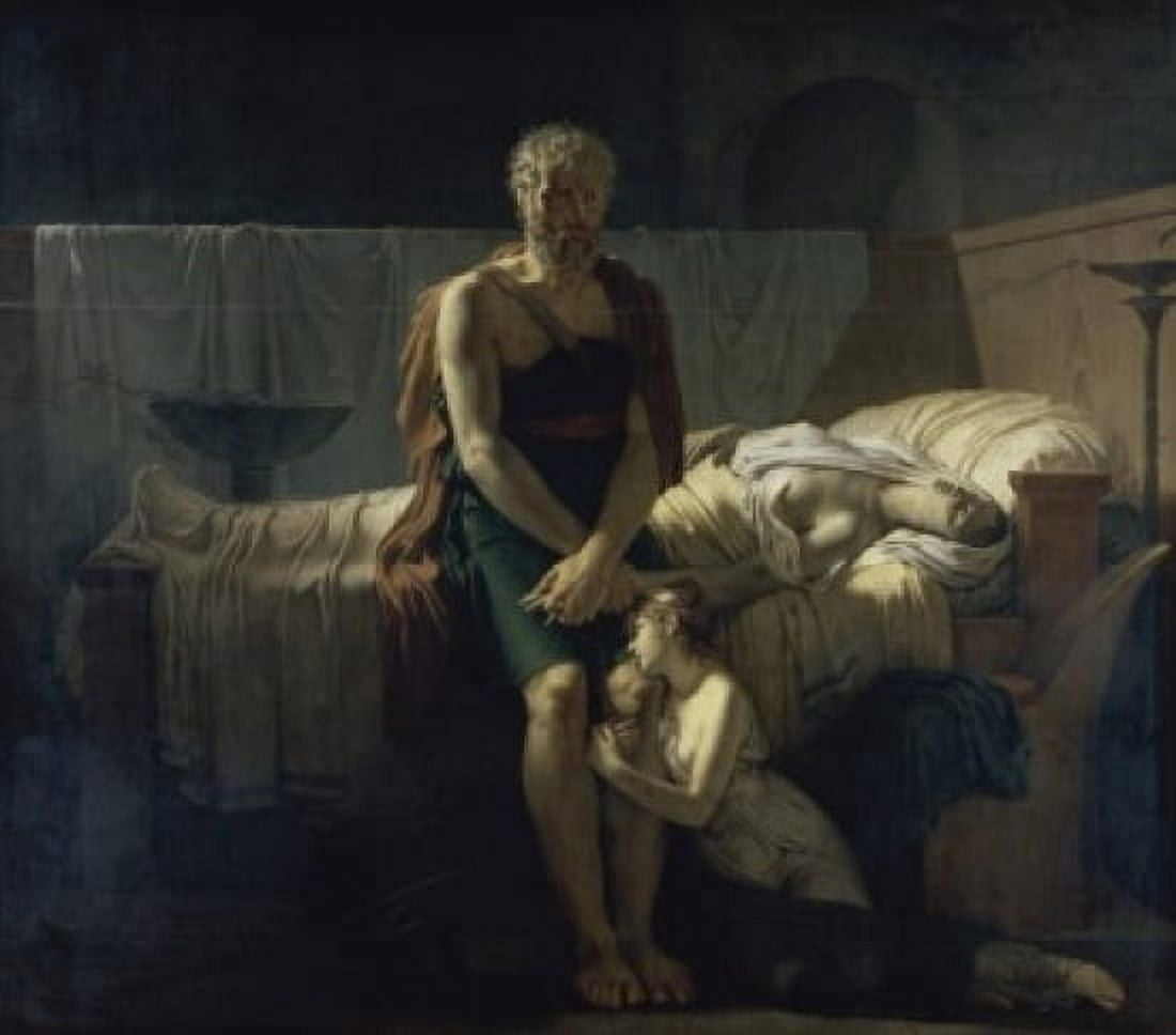 The Return of Marcus Sextus (Le Retour de Marcus Sextus) 19th C Pierre Narcisse Gurin (1774-1833French) Musee du Louvre Paris Canvas Art - Pierre Narcisse Gurin (24 x 36)