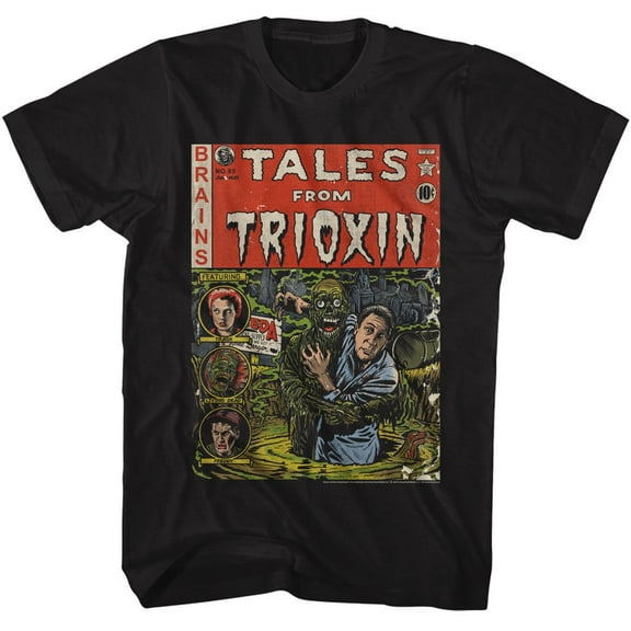 Return Of The Living Dead Tales From Trioxin Comic Black Adult T-Shirt 4Xlt