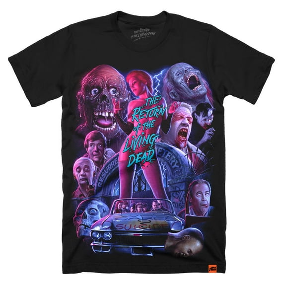 Return Of The Living Dead Who Cares Unisex Short Sleeve T-shirt,Black Color,Size M