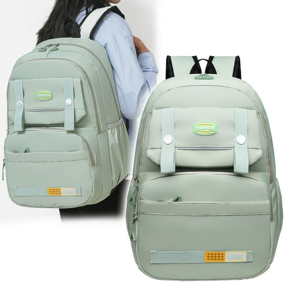 Return Pallets!17" Travel Backpack Carry-on Laptop Bag Waterproof Anti-Theft College Backpack with Usb Charging Port for Men Women School Overnight Trip(Green,1 * Backpack)