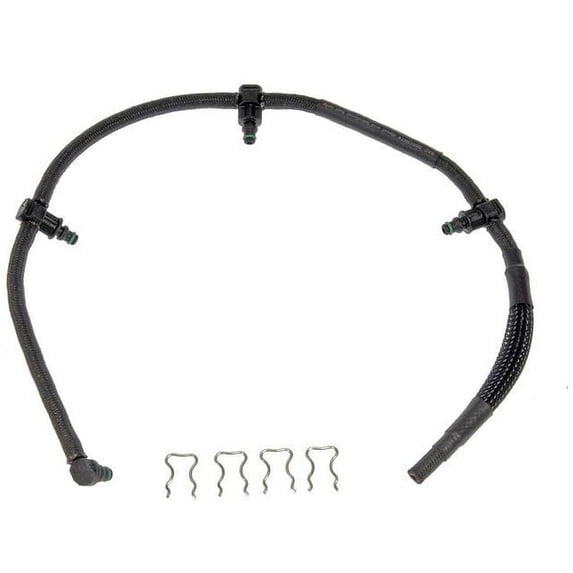 Return Right Fuel Injector Line - Compatible with 2004 - 2010 GMC Sierra 2500 HD - Dorman