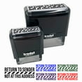 thumbnail image 1 of Return to Sender Not at this Address Mail Delivery Service Self-Inking Rubber Stamp Ink Stamper for Business Office - Lime Green Ink - Small 1-1/2 Inch, 1 of 7