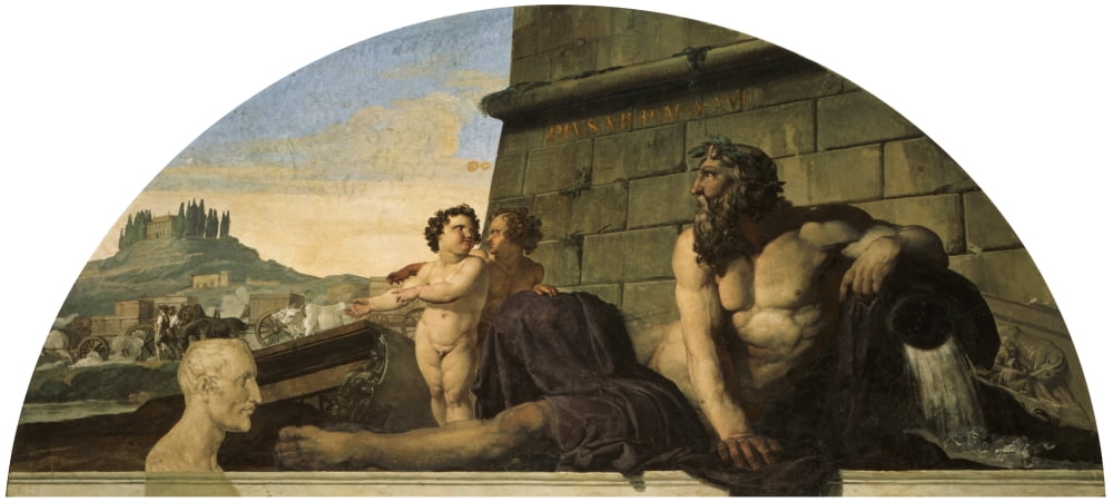 Return To Rome Of The Works Of Art Stolen By Napoleon Canvas Art - (24 x 18)