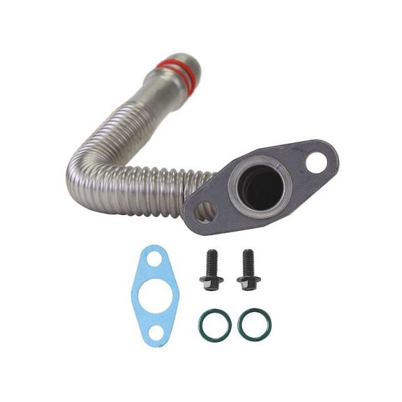 Return Turbocharger Oil Line - Compatible with 2004 - 2009 Dodge Ram 2500 2005 2006 2007 2008
