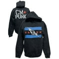 thumbnail image 1 of Return of CM Punk Blue Logo Black Pullover Hoody, 1 of 6