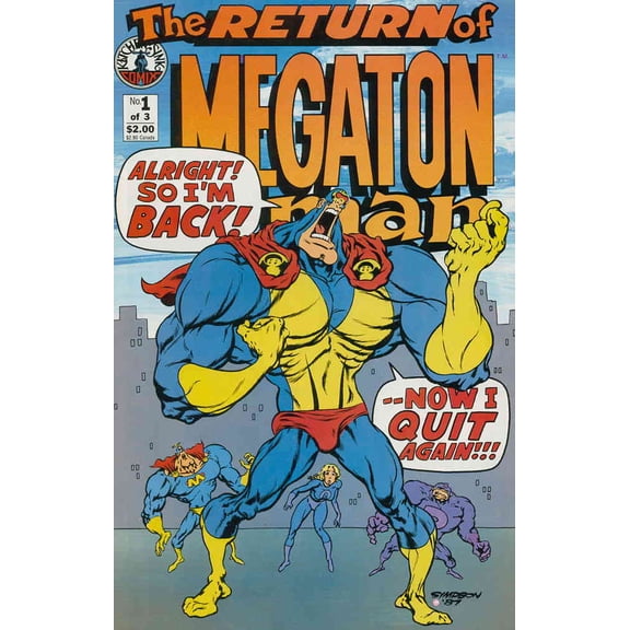 Return of Megaton Man, The #1 VF ; Kitchen Sink Comic Book