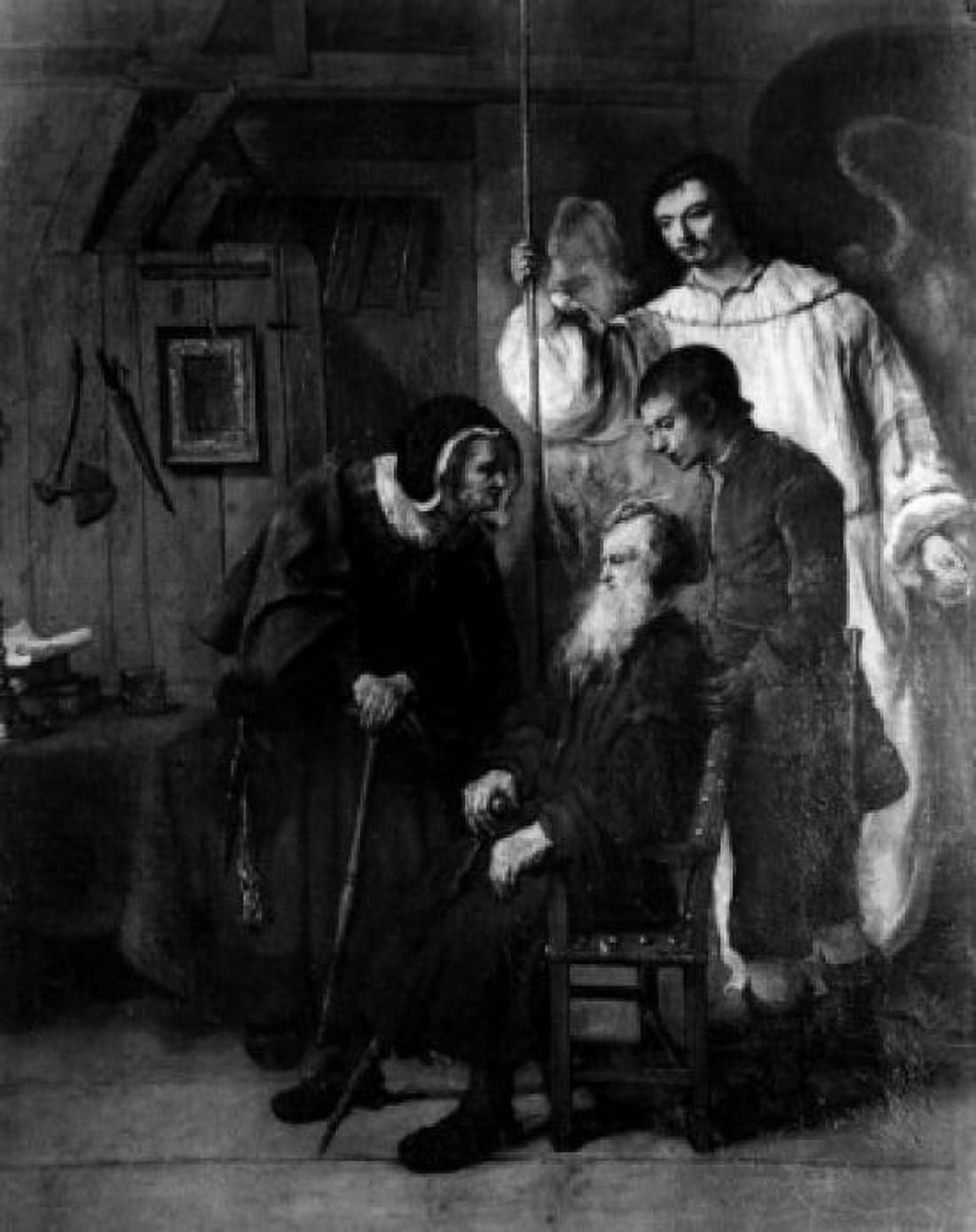 Return of Tobias by Karel van der Pluym (1625-1672) Canvas Art - Karel van der Pluym (18 x 24)
