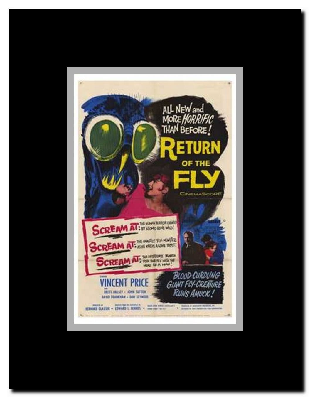 Return of the Fly Framed Movie Poster