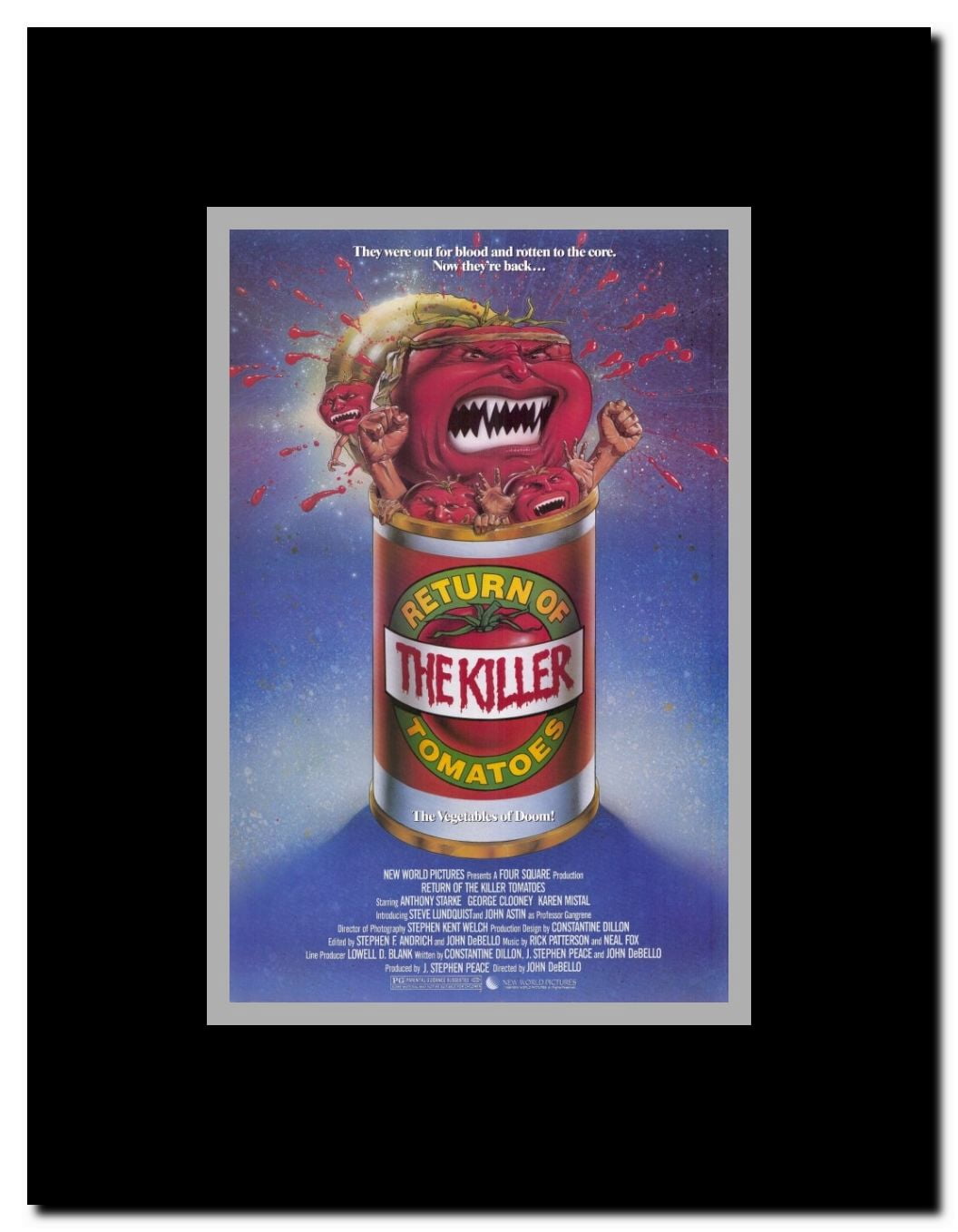 Return of the Killer Tomatoes! Framed Movie Poster