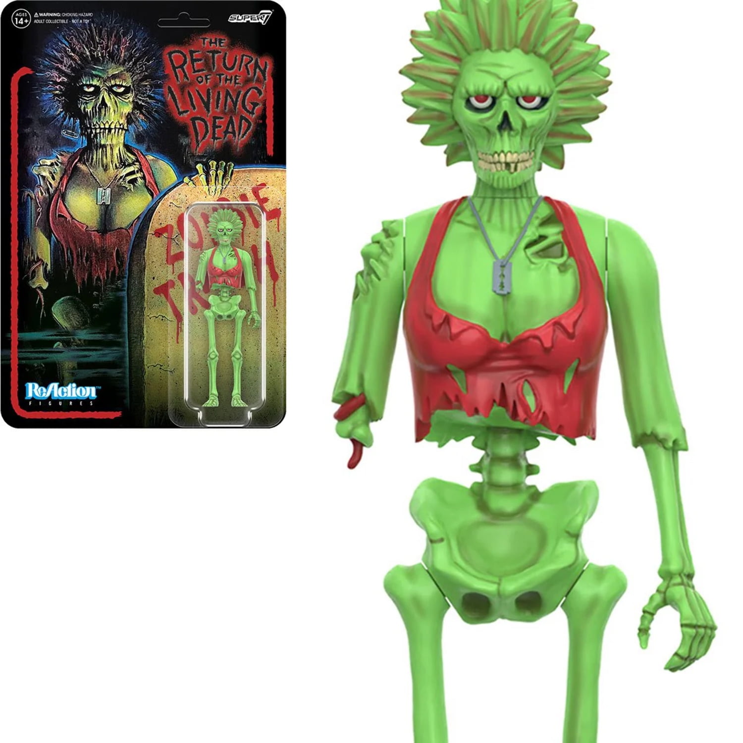 Return of the Living Dead Zombie Thrash ReAction Figure - Walmart.com