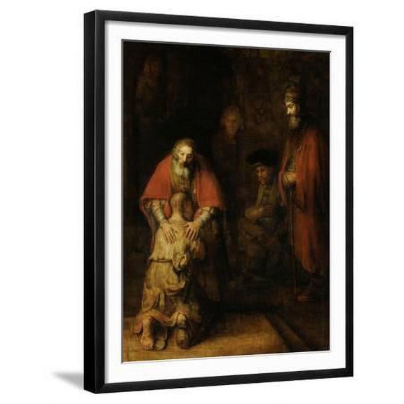 Return of the Prodigal Son, c 1669, Figurative Framed Art Print Wall Art Sold by ArtCom
