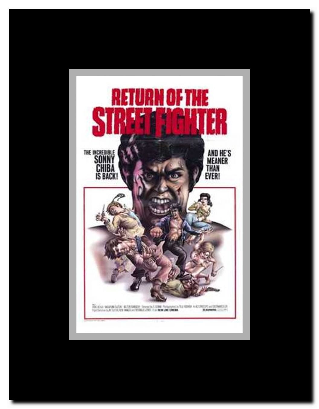 Return of the Streetfighter Framed Movie Poster