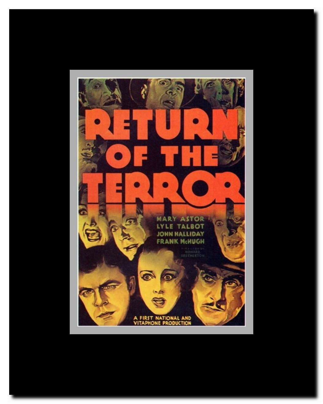 Return of the Terror Framed Movie Poster