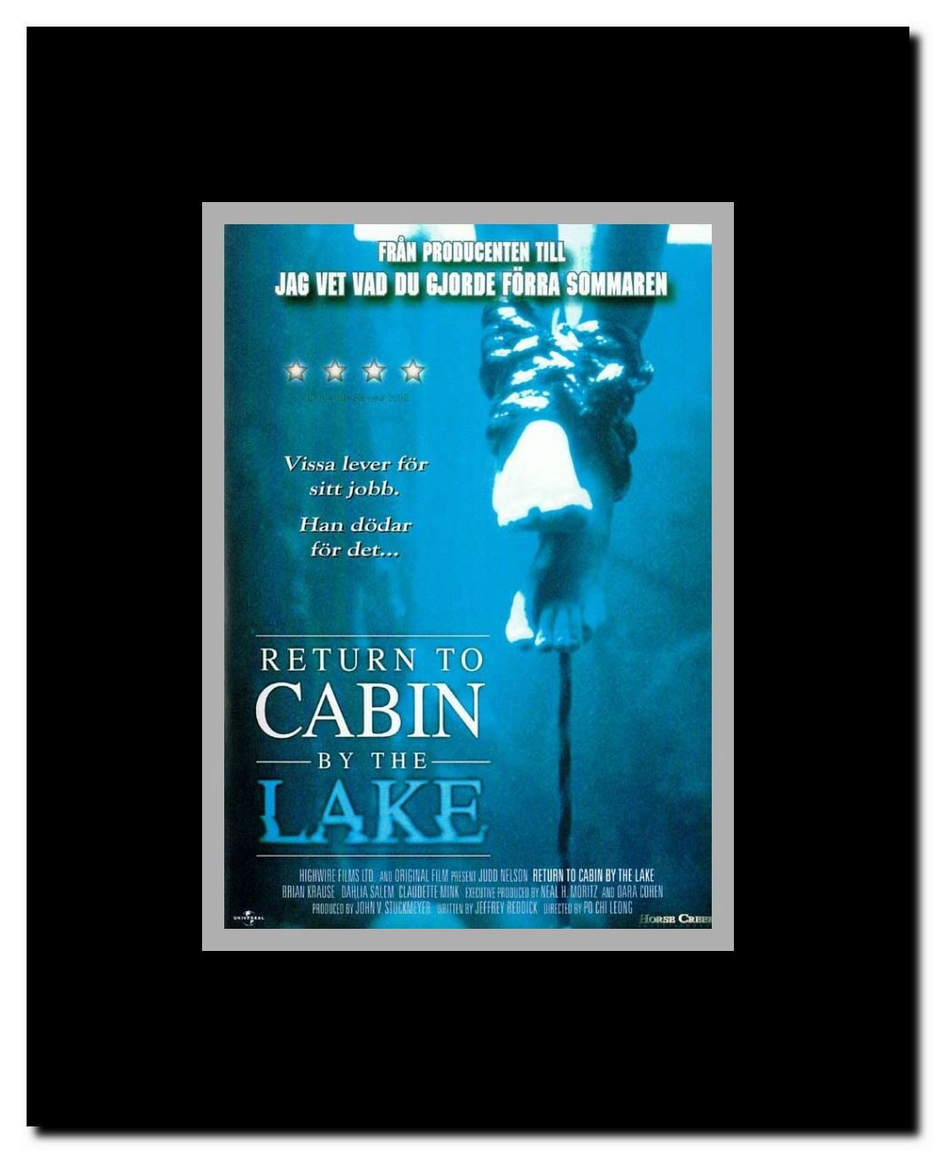 Return to Cabin by the Lake Framed Movie Poster