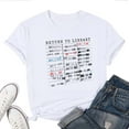 thumbnail image 1 of Return to Library Women's T-Shirt – Funny Retro Book Lover Tee for Readers, Librarians, and Literature Fans, 1 of 5