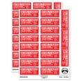 Red Return Sticker Return to Sender Fill-in Letter Mail Sticker Set - Red - Gloss Finish ...