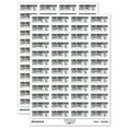 thumbnail image 1 of Return to Sender Fill-in Letter Mail Sticker Set - White - Matte Finish - 1.25" Mini, 1 of 7