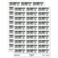thumbnail image 1 of Return to Sender Fill-in Letter Mail Sticker Set - White - Matte Finish - 1.75" Medium, 1 of 7