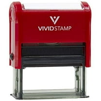 Return to Sender Not at This Address Self Inking Rubber Stamp (Red Ink) - Large Large - 3/4" x 1-7/8" Red