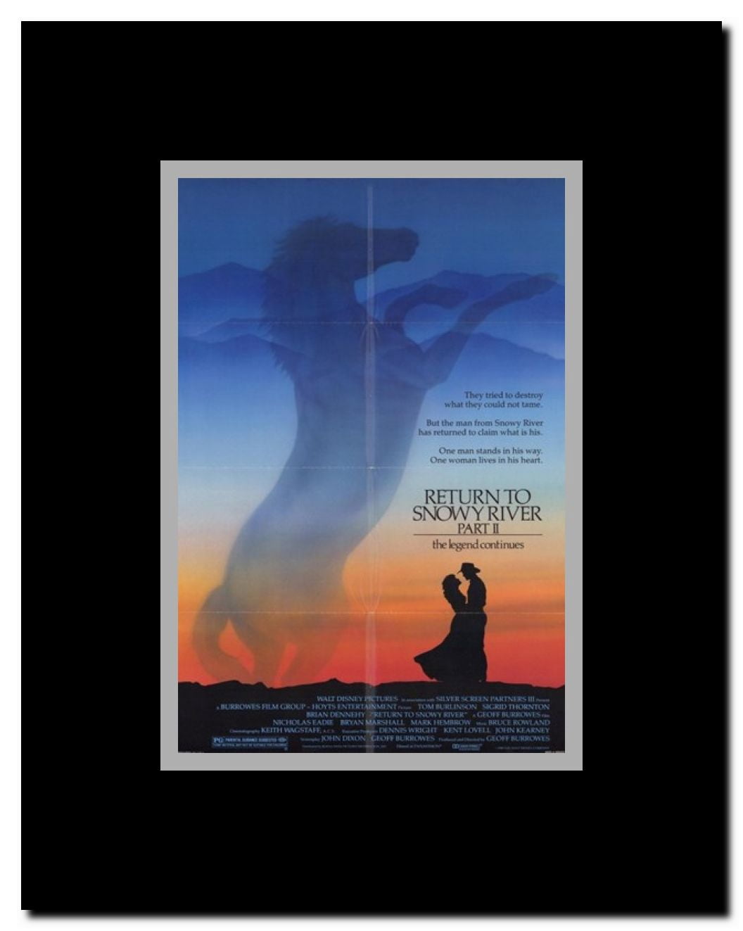 Return to Snowy River Part 2 Framed Movie Poster