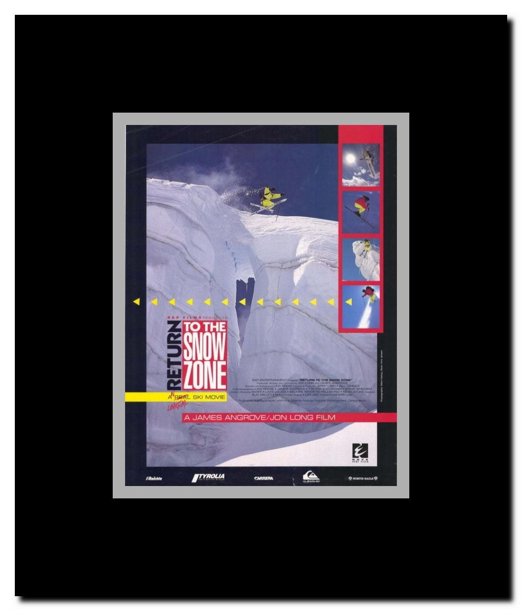 Return to the Snow Zone Framed Movie Poster