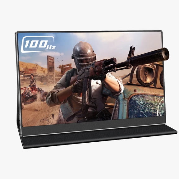 Returva 18.5" FHD IPS 100Hz Portable Gaming Monitor with FreeSync, Black