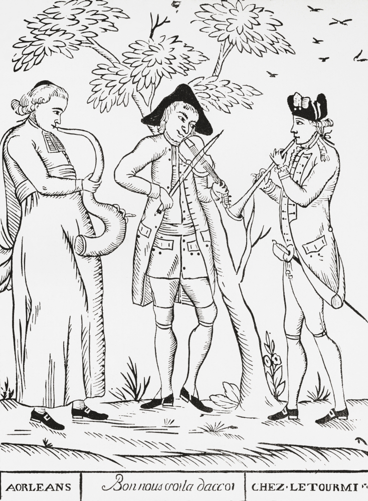 The Reunion Of The Three French Orders The Clergy The Nobility And The Workers In The 18Th Century From A Contemporary Print Canvas Art - Ken Welsh Design Pics (24 x 32)