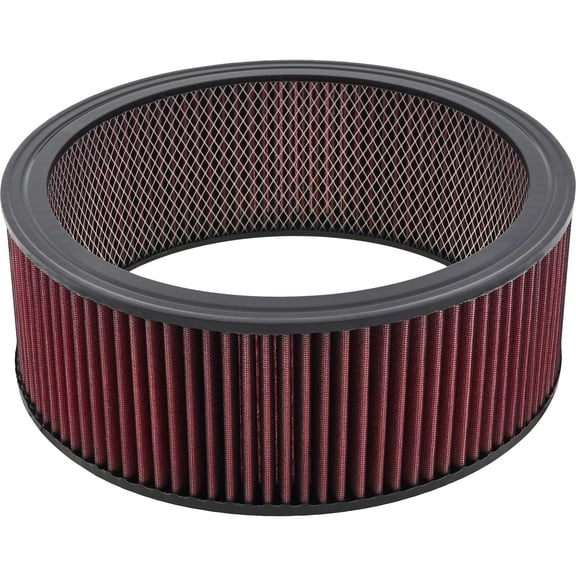 Reusable 14 Inch Washable Air Filter Element: Multi-Layer Cotton Gauze Design, Available in 3", 4", 5" Heights, Lifetime Durability, Ideal Replacement for Paper Filters - Sold Individually