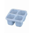 thumbnail image 1 of Reusable 4-Compartment Snack Container, Bento-Style Divided Lunch Box for Work, Travel & Meal Prep,1PC Blue, 1 of 9