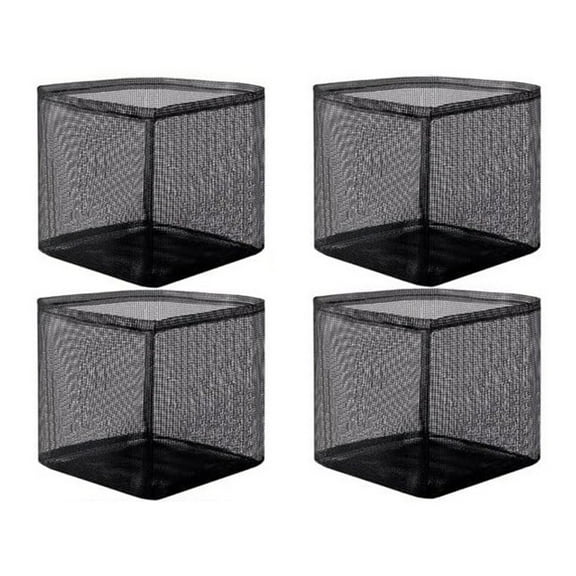 Reusable 4-pack mesh pond grow bags for aquatic and terrestrial plants