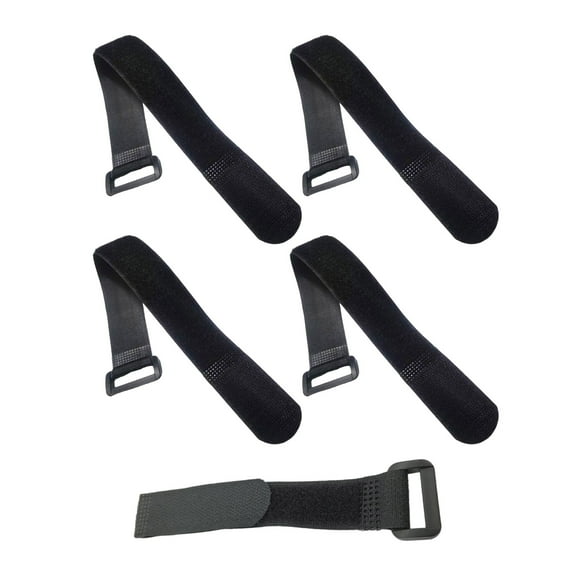 Reusable 60cm Reversible Hook And Loop Strap Heavy Duty Fastening For Outdoor Garden Camping Gear Luggage Binding 5 Pack