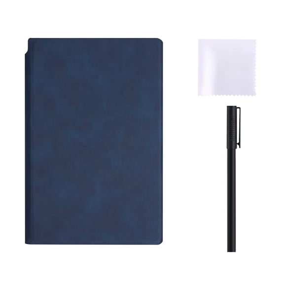 Reusable A5 Whiteboard Notebook Writable Dry Erase Board Portable Dry Erase Notebook Erasable Whiteboard with Pen