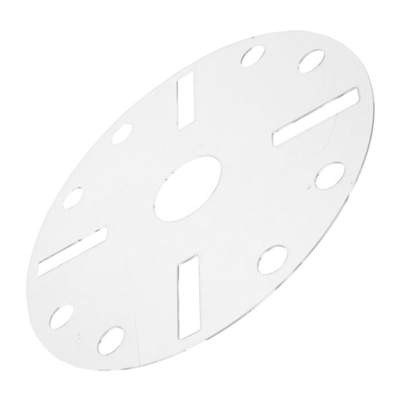 Reusable Acrylic Clock Dial Layout Template for Woodworking and Custom Clock Art