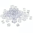 thumbnail image 1 of Reusable Acrylic Ice Cubes - 30mm Square Freezable Blocks,Washable Plastic Ice,Refreezable Cooler Inserts,Reusable Drink Chillers,Acrylic Ice Blocks,Freezable Ice Cubes(20pcs), 1 of 9