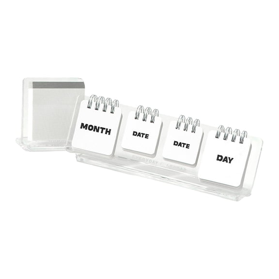 Reusable Acrylic Perpetuals Calendar Suitable for Workspaces Long Lasting Materials Professional Time Management Tool