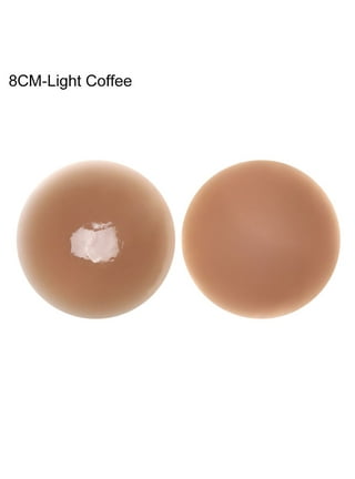 4 Pairs Reusable Self Adhesive Silicone Breast Nipple Cover Round Flower  Breast Pasties Stickers Boobs Natural Pads