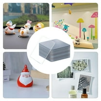 Reusable Adhesive Tape (Removable Tape, Poster Tape, Picture Hanging Tape), Clear Double-Sided Tape, Strong Removable Hold Up To 10 Lbs, Reusable, No Residue, For Photos, Posters & Lightweight Crafts